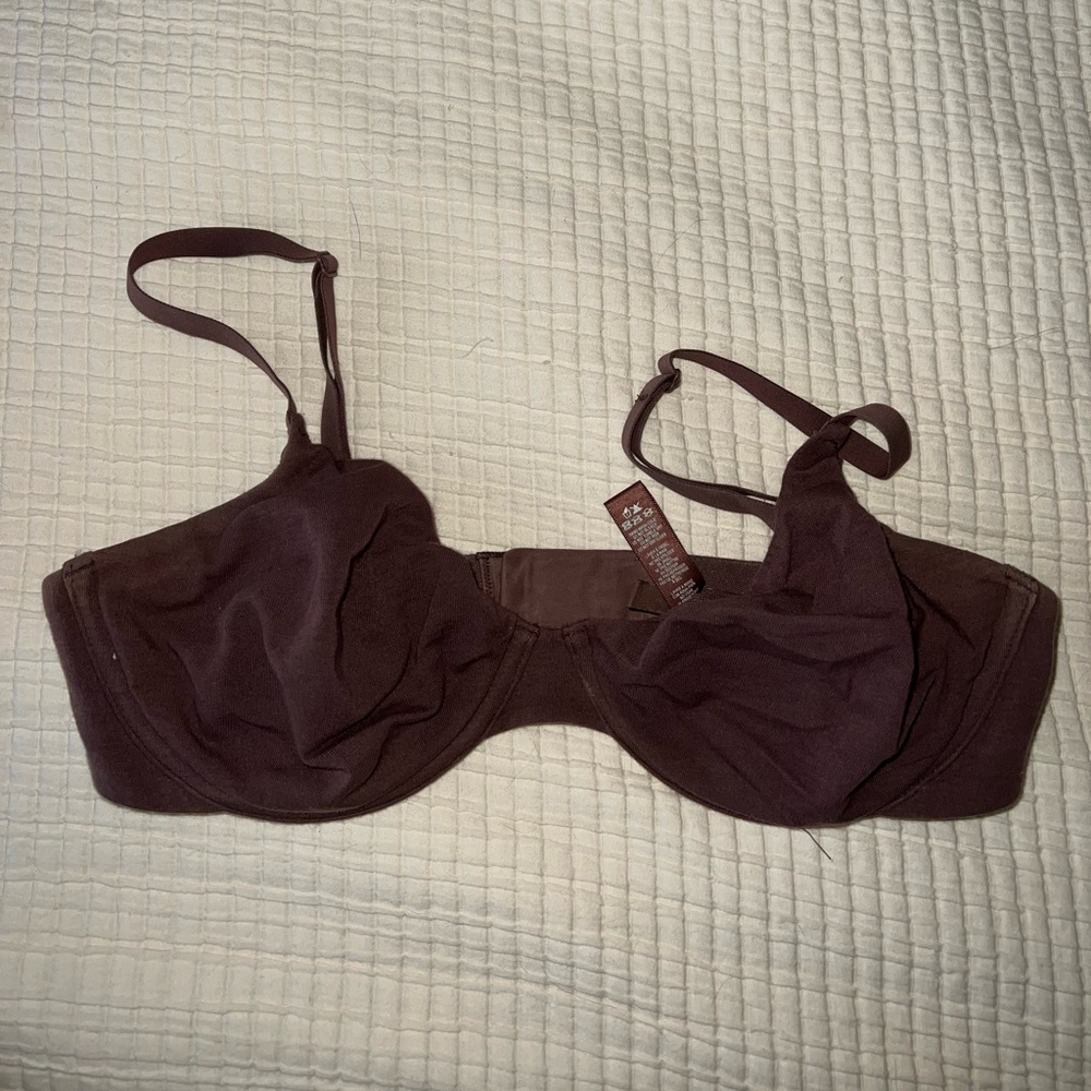 Skims Cotton Jersey T-Shirt Bra